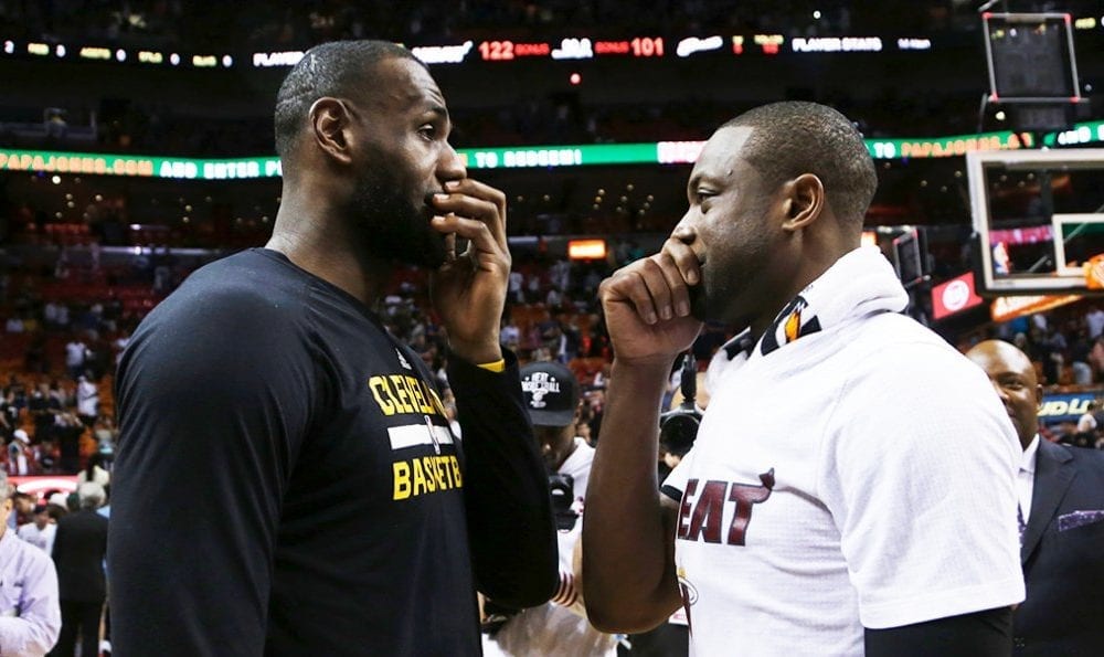 dwyane wade lebron james cleveland