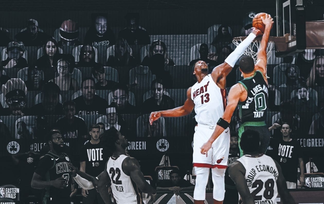 Nba Players React In Disbelief To Bam Adebayo S Insane Game Winning Block In Ot