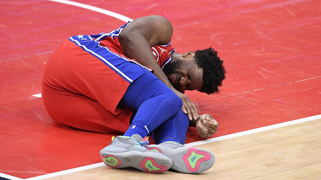 Joel Embiid Escapes Injury Scare; Deep Bone Bruise In Left Knee